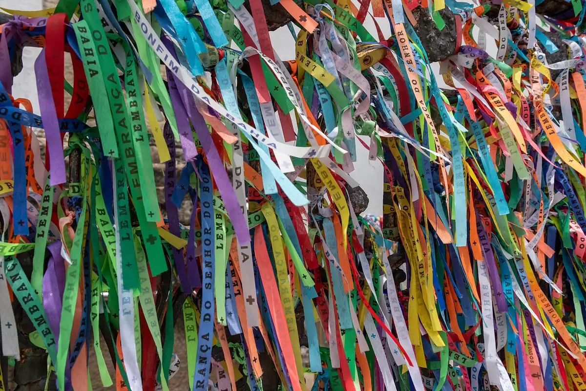 Fitas coloridas do Senhor do Bonfim